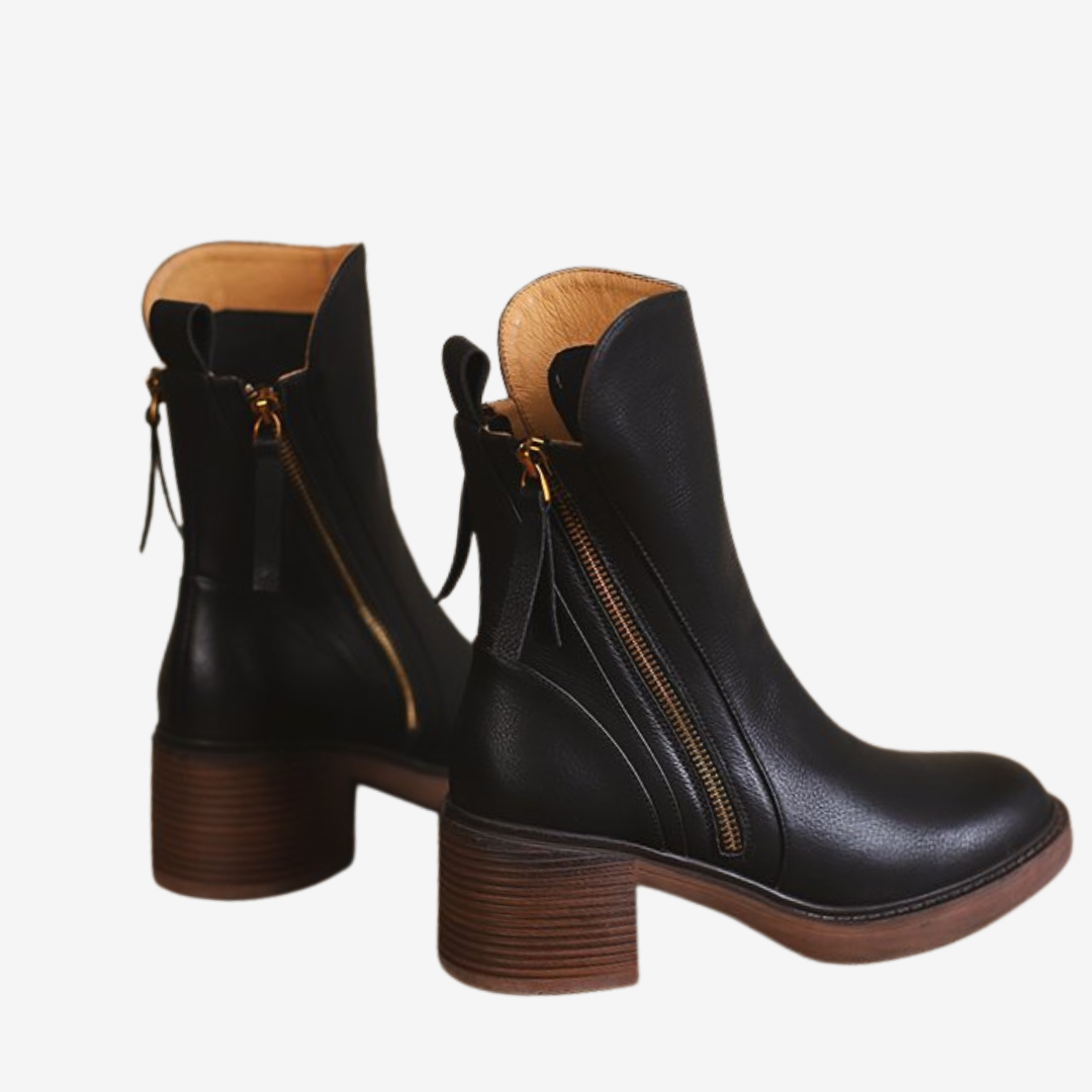 Calista™ Zip na blokovém podpatku