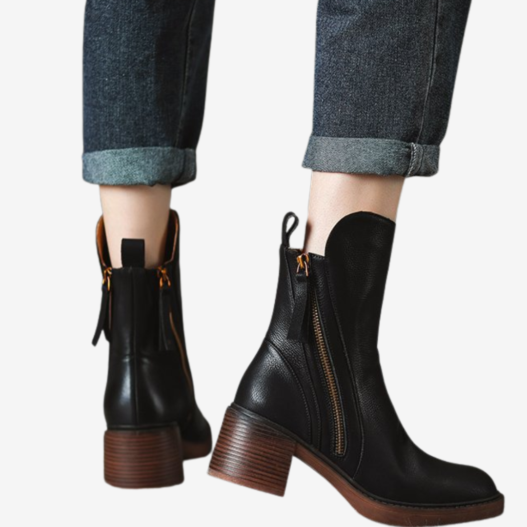 Calista™ Zip na blokovém podpatku