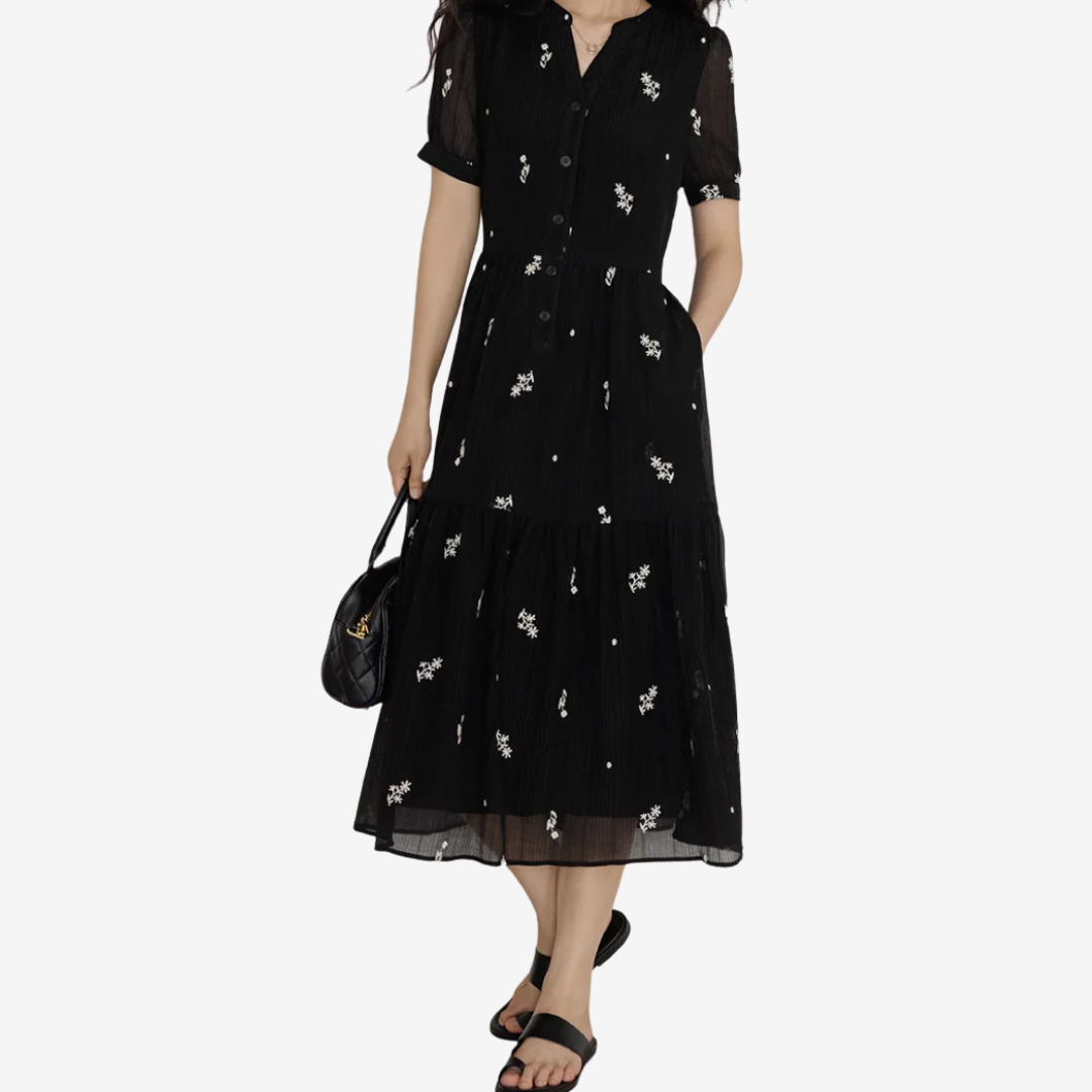 Mélania™ Černá květina