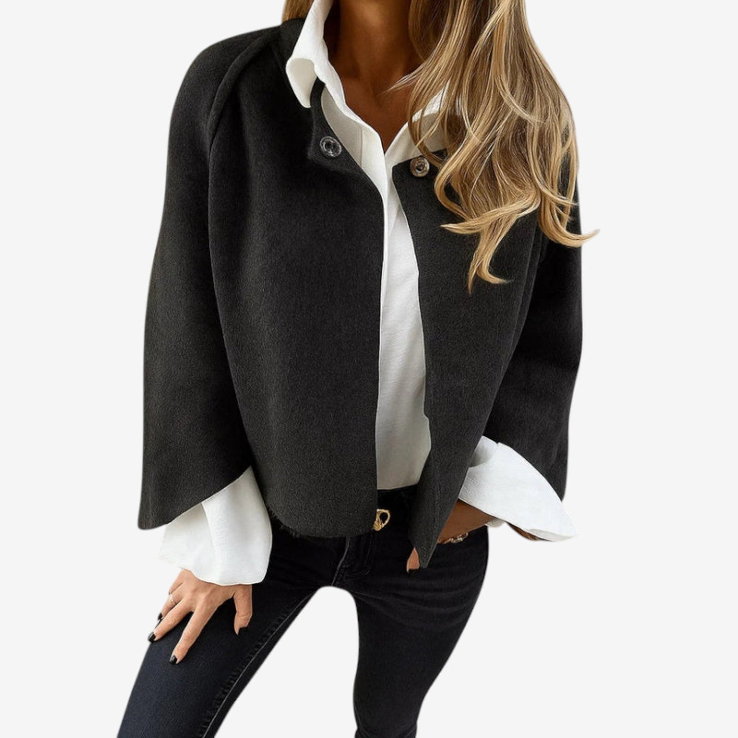 Hélène™ Bunda ze směsové látky