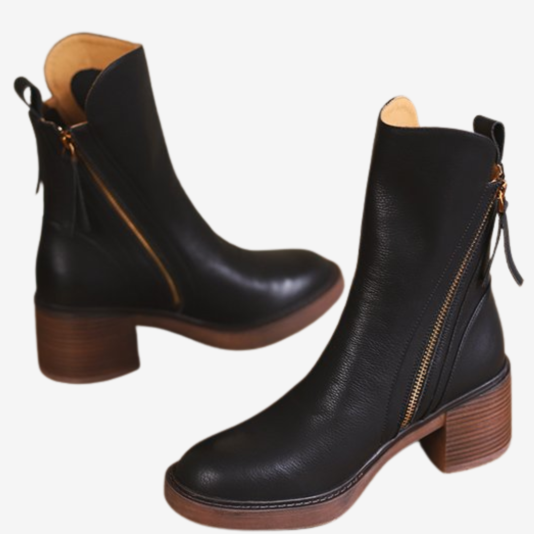 Calista™ Zip na blokovém podpatku