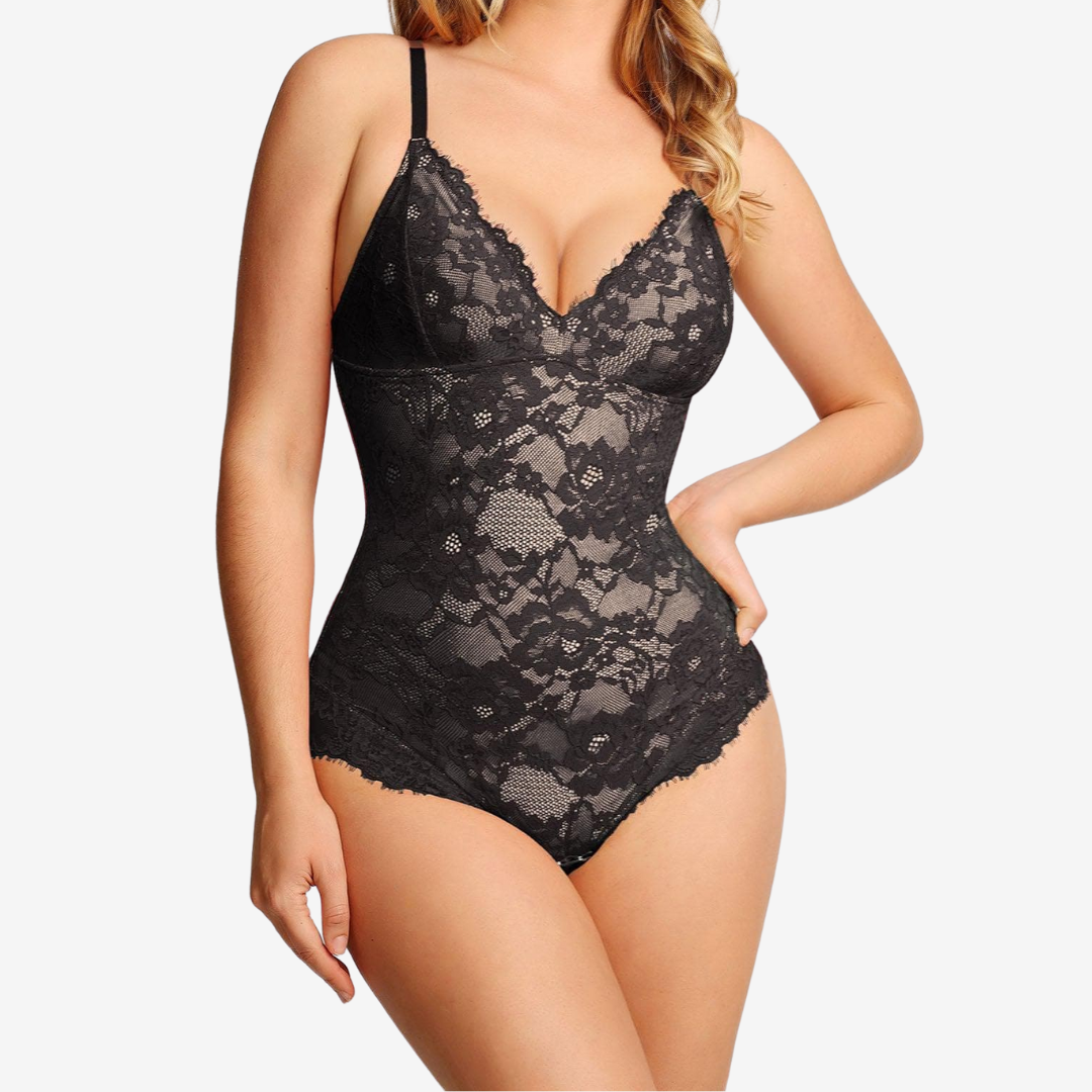 Héloïse™ Tvarující tělo s květinovým vzorem