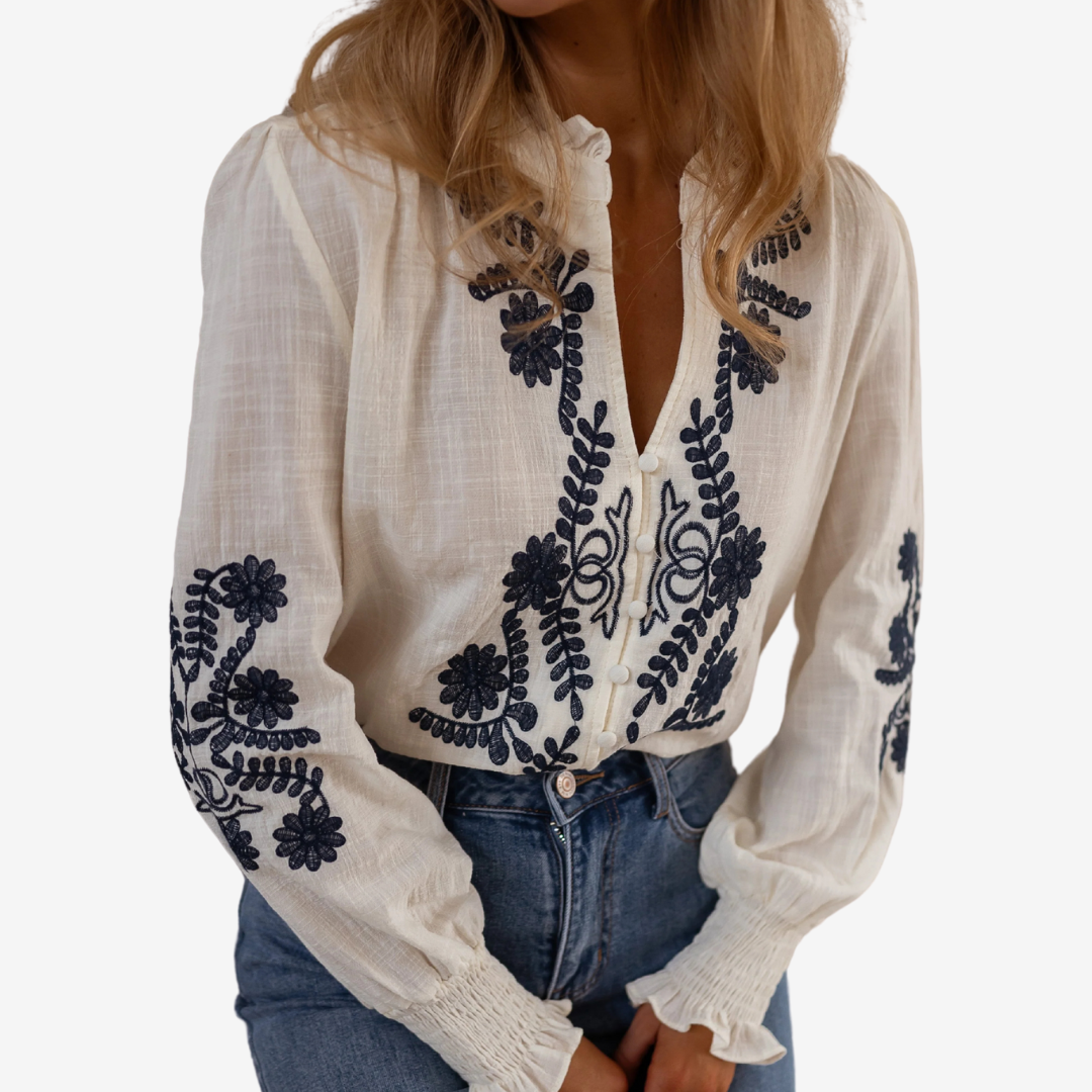 Isaure™ Vyšívaný top