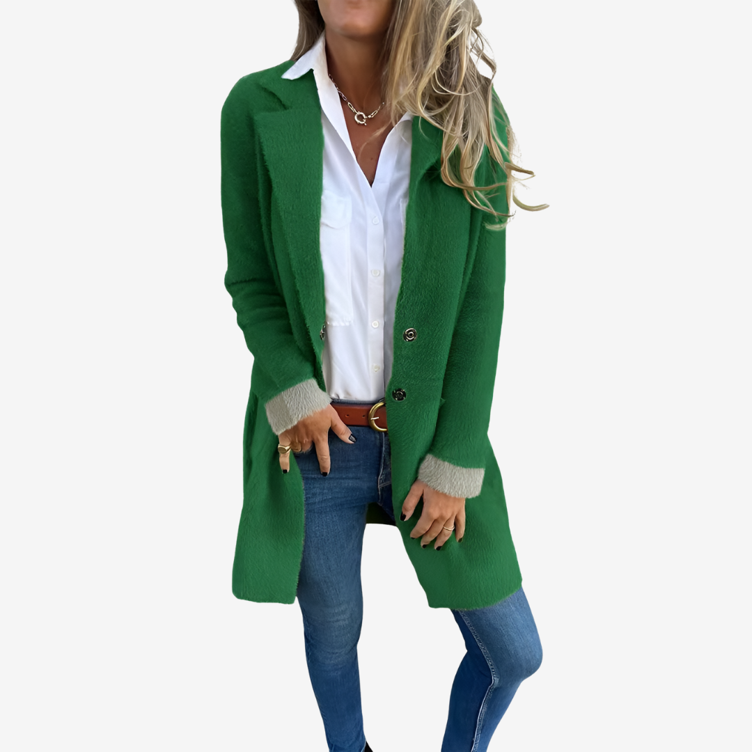 Martine™ Dlouhý pletený kardigan