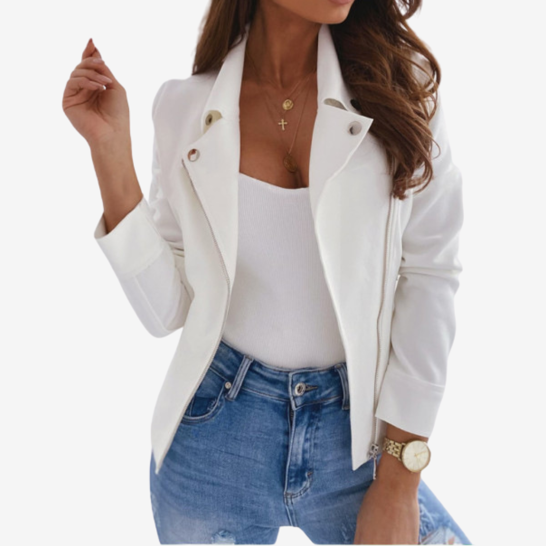 Adoria™ Elegantní kožená bunda