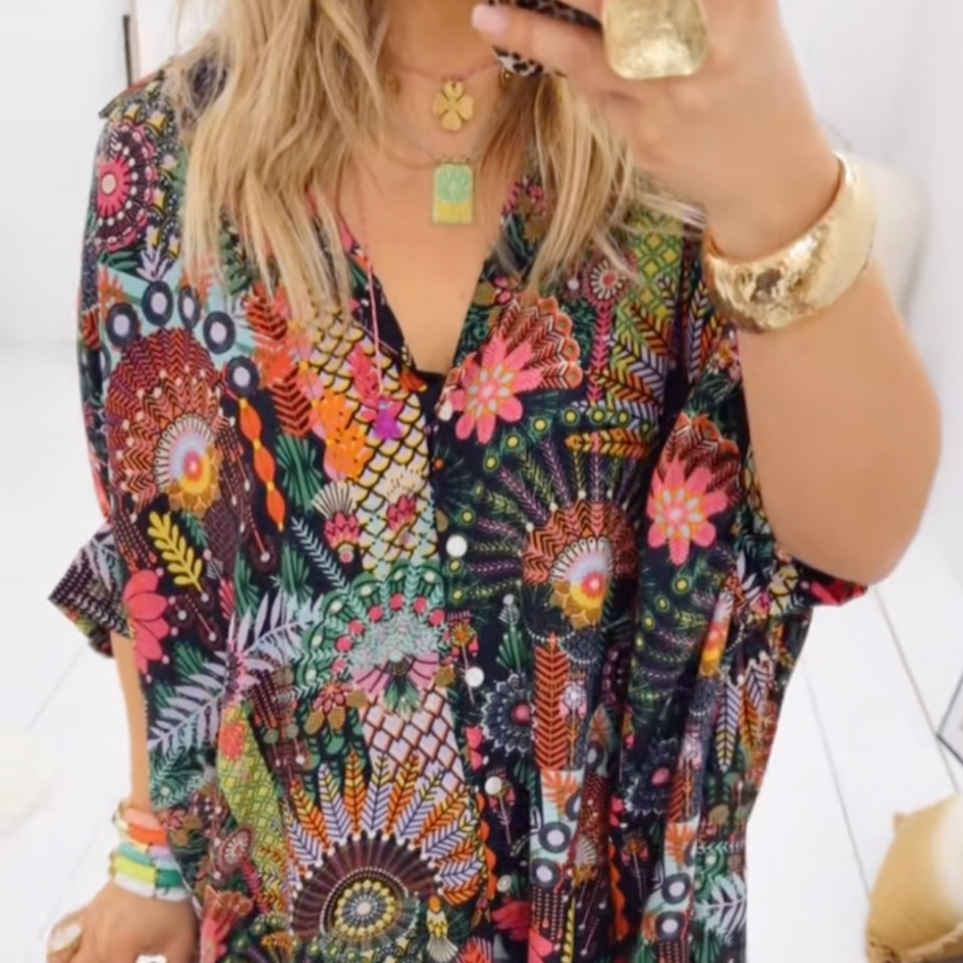 Fabiola™ Patchworková košile