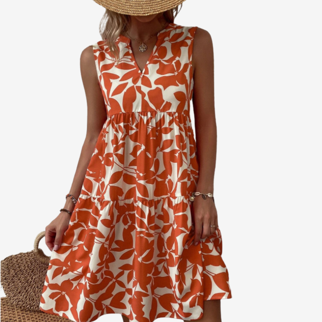 Séraphine™ Midi s listovými vzory