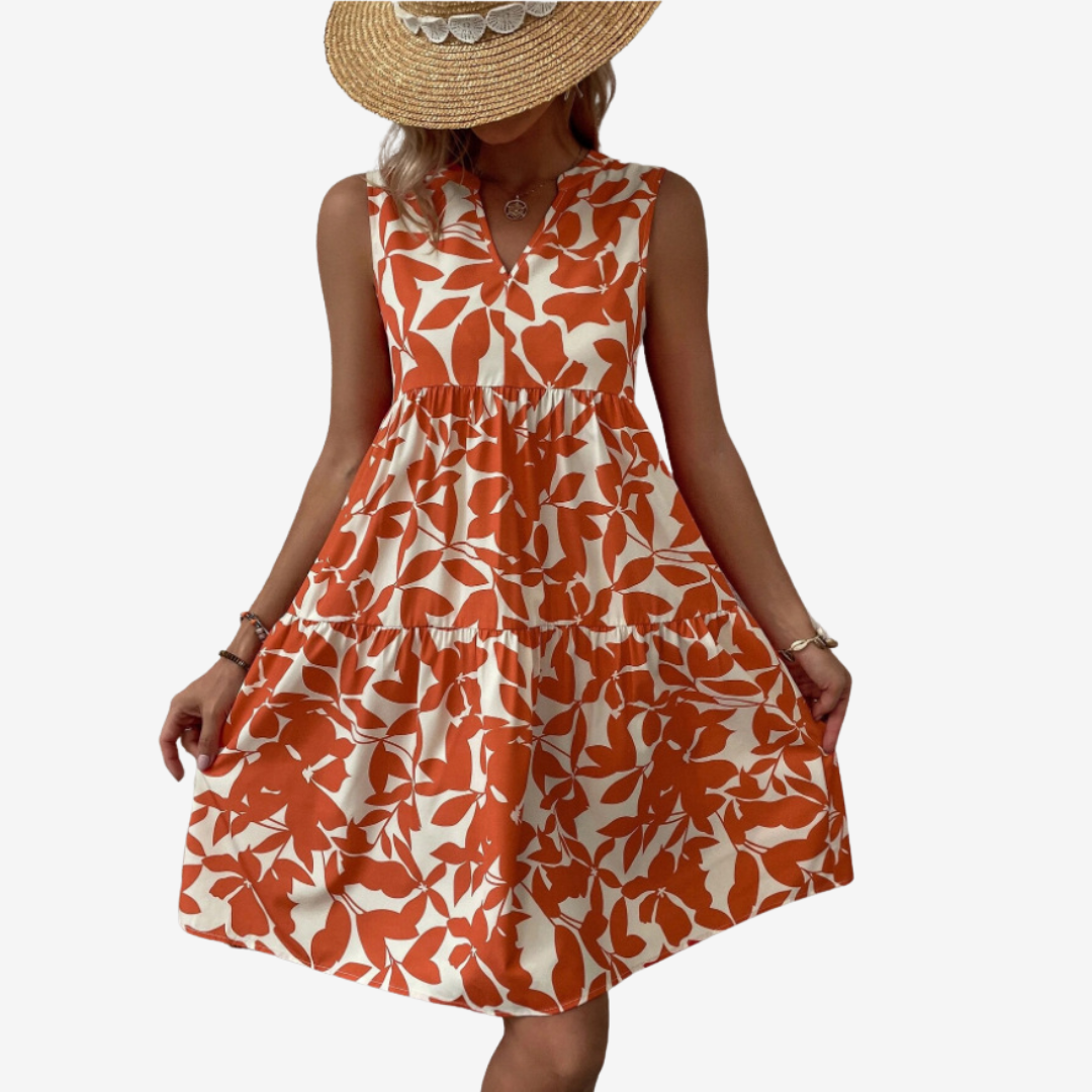 Séraphine™ Midi s listovými vzory