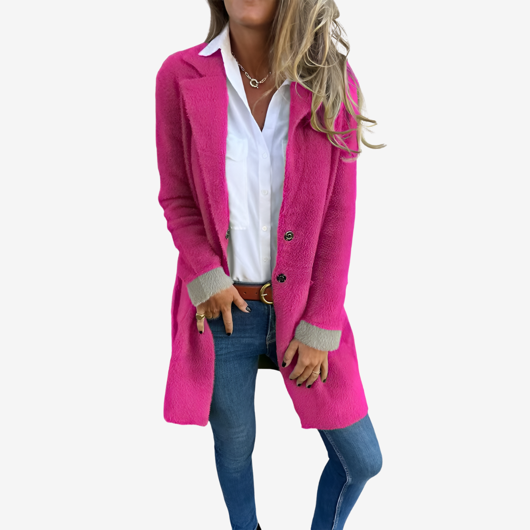 Martine™ Dlouhý pletený kardigan