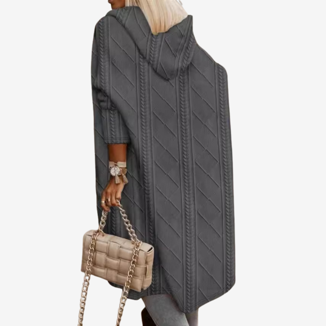 Janice™ Dlouhý pletený kardigan