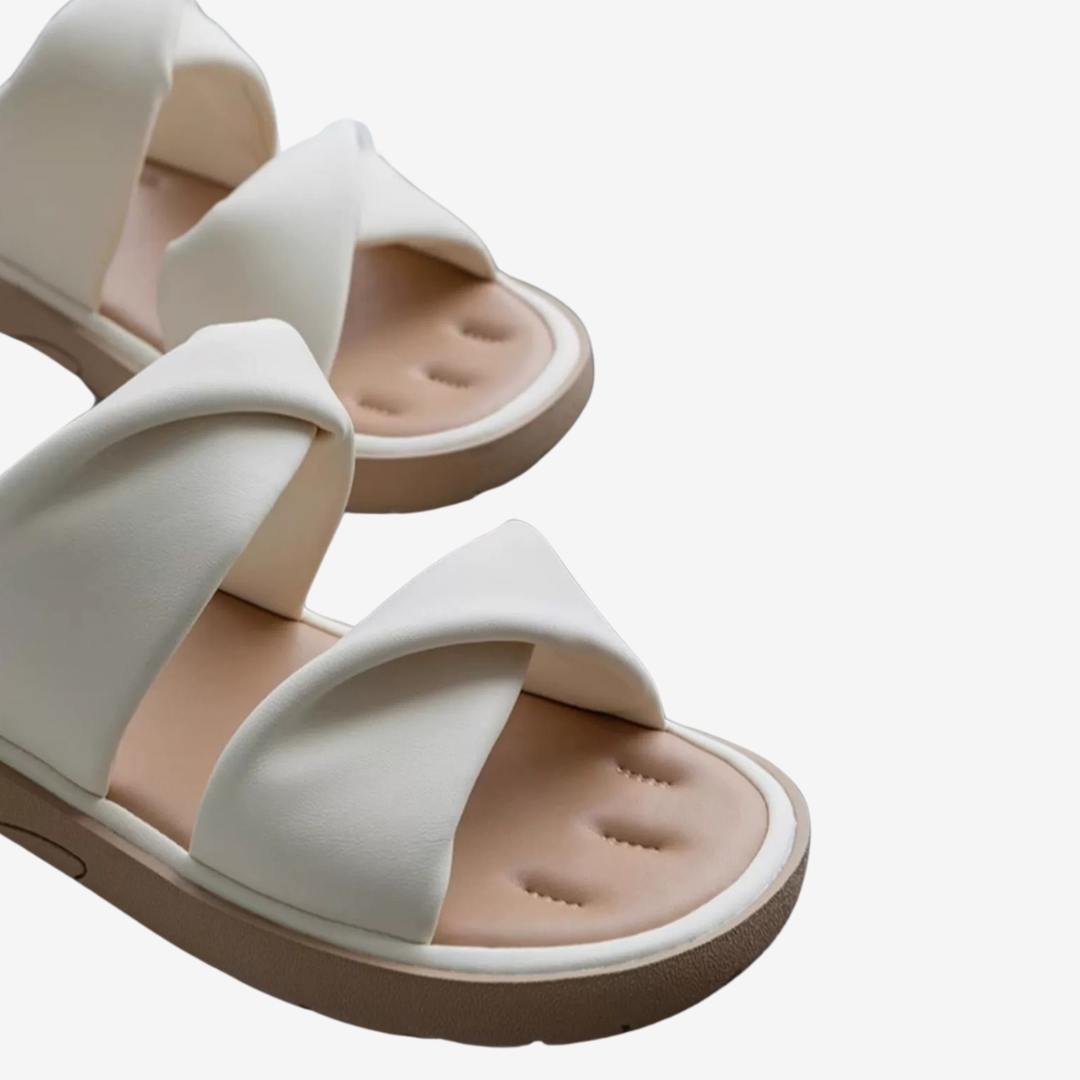 Adélaïde™ Kožené ploché sandály