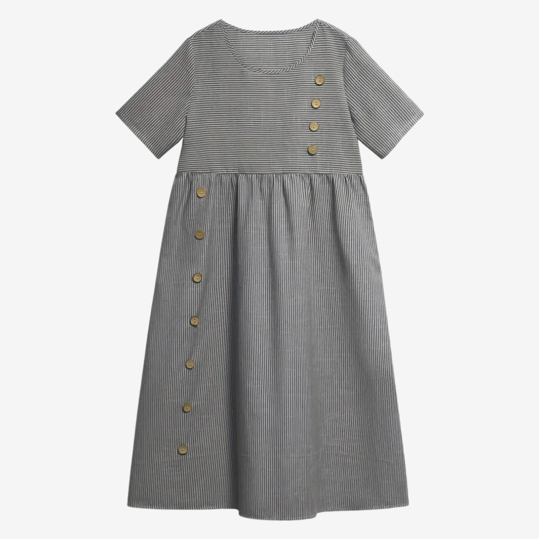 Liora™ Retro pruhované midi