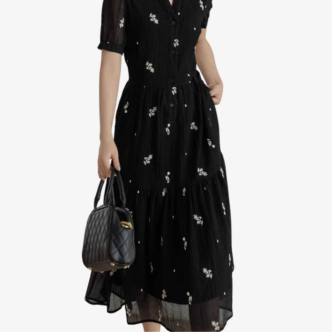 Mélania™ Černá květina