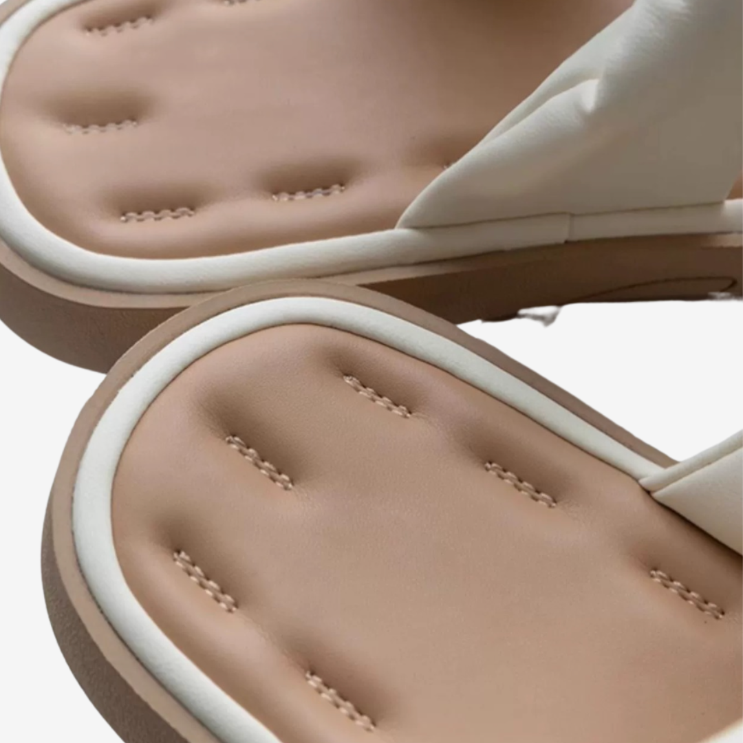 Adélaïde™ Kožené ploché sandály