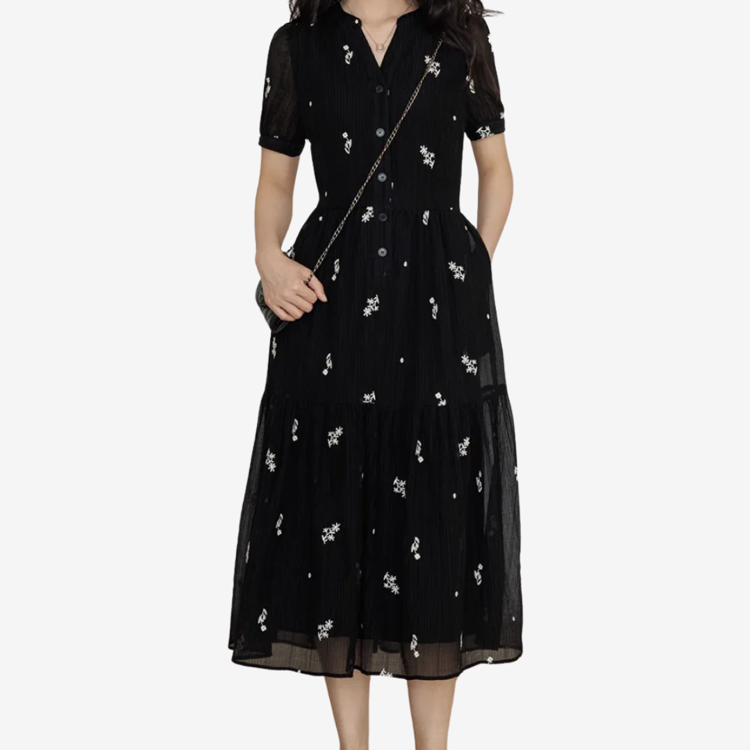 Mélania™ Černá květina