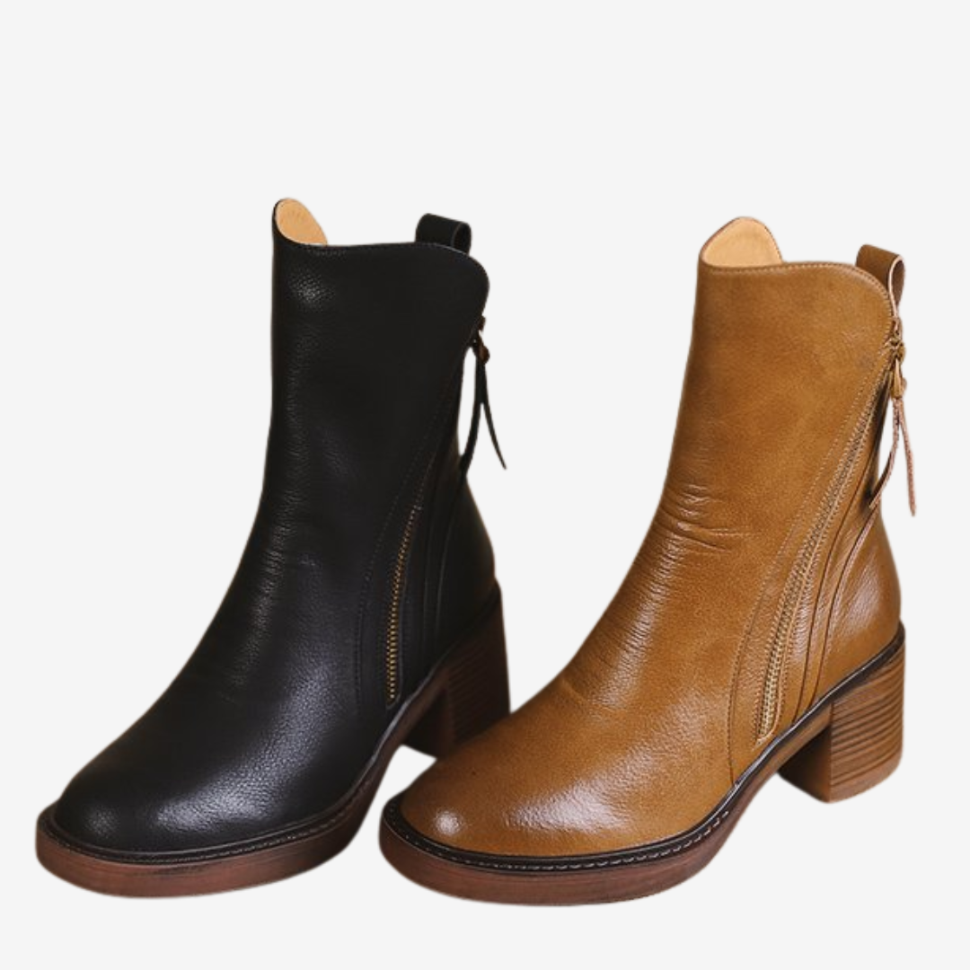 Calista™ Zip na blokovém podpatku