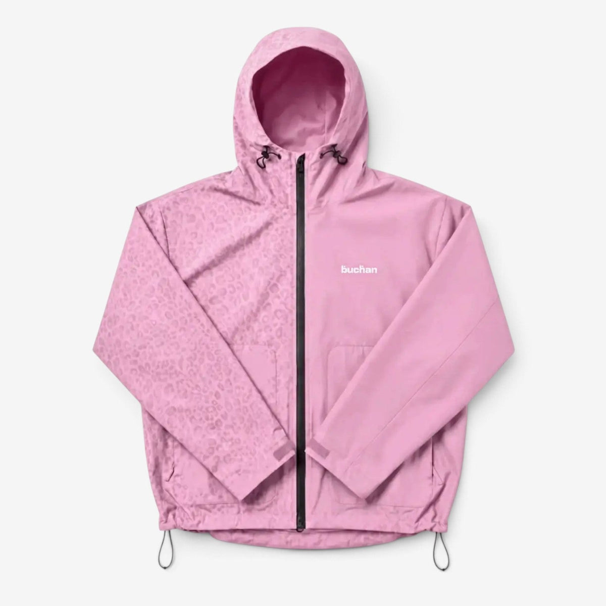 Constance™ Větrovka s kapucí a leopardím vzorem