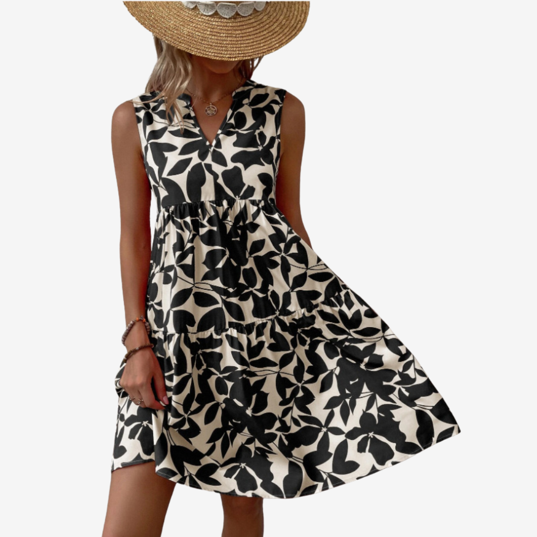 Séraphine™ Midi s listovými vzory