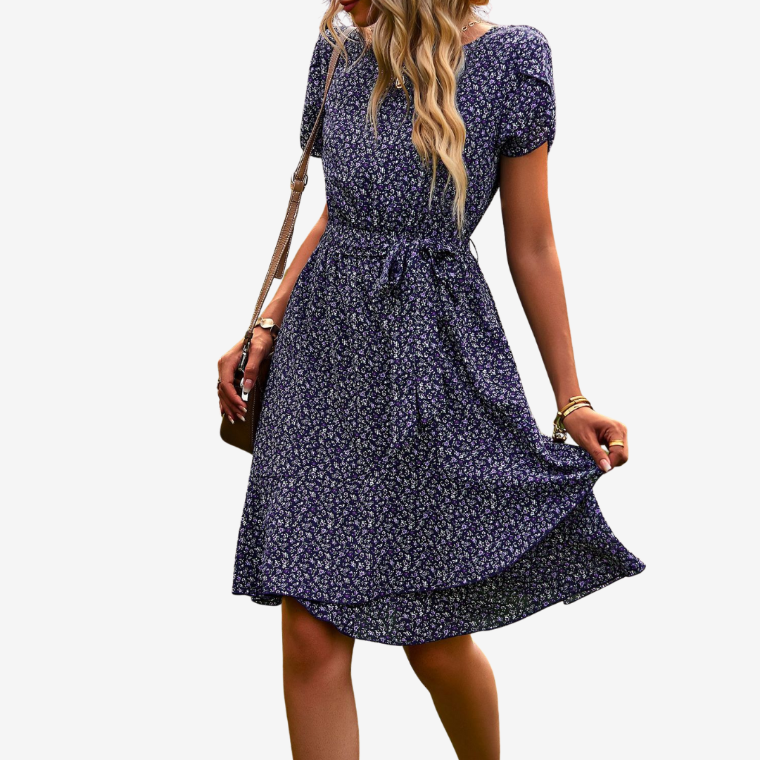 Noéva™ Midi kalhoty s květinovým potiskem