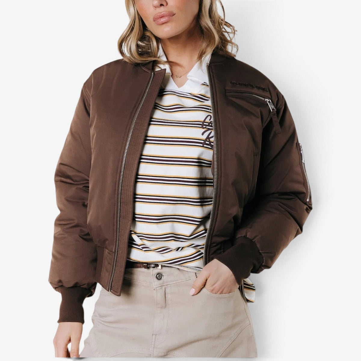 Marielle™ Zipová Utility Bunda