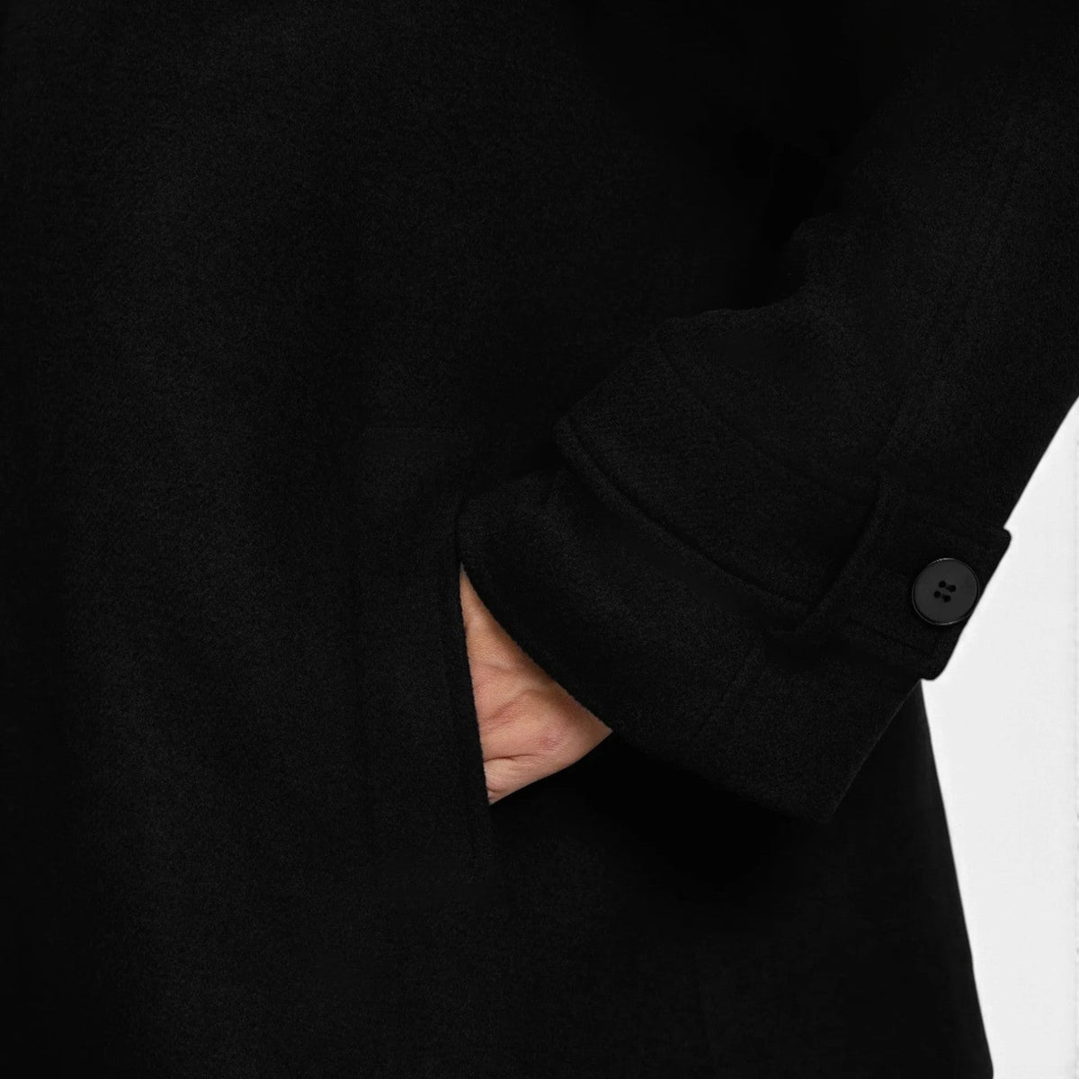 Aurelia™ Oversized kabátový plášť z vlněné směsi