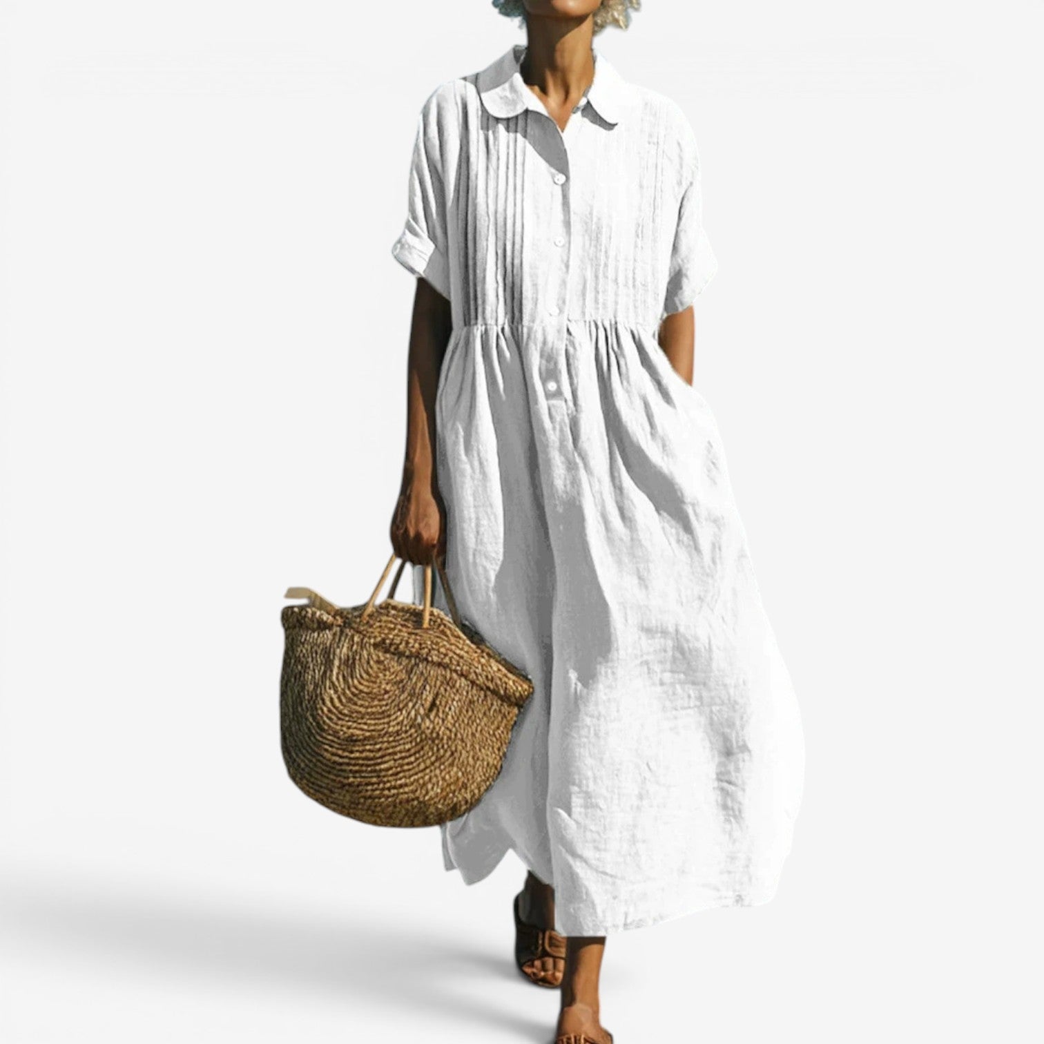 Eliana™ Midi košilové šaty