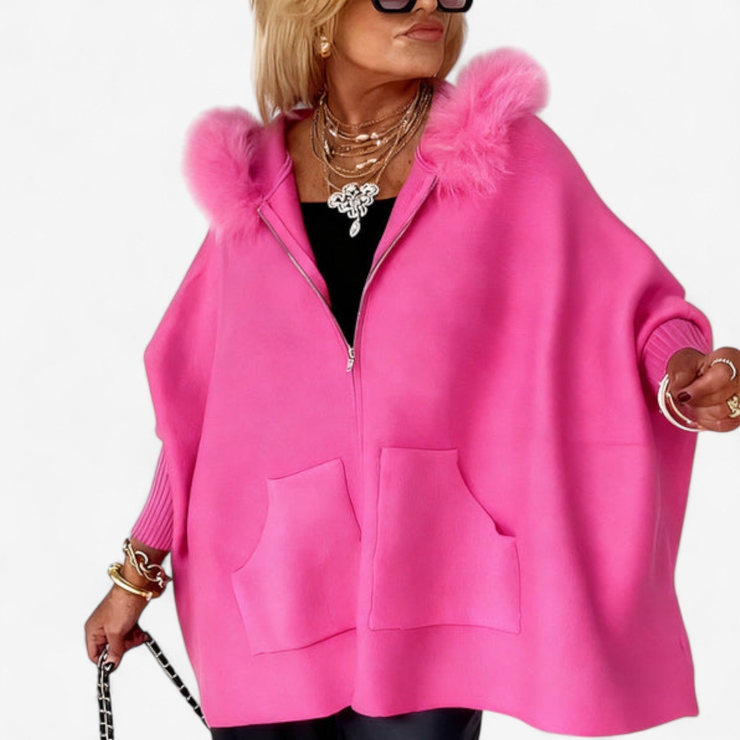 Sophie™ Kabát z umělé kožešiny