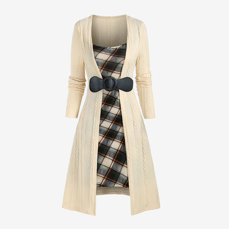 Ela™ Svetrové šaty s detaily