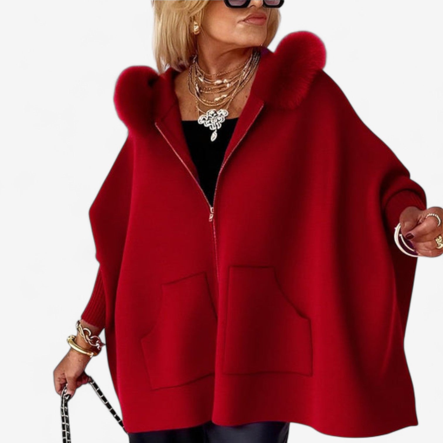Sophie™ Kabát z umělé kožešiny