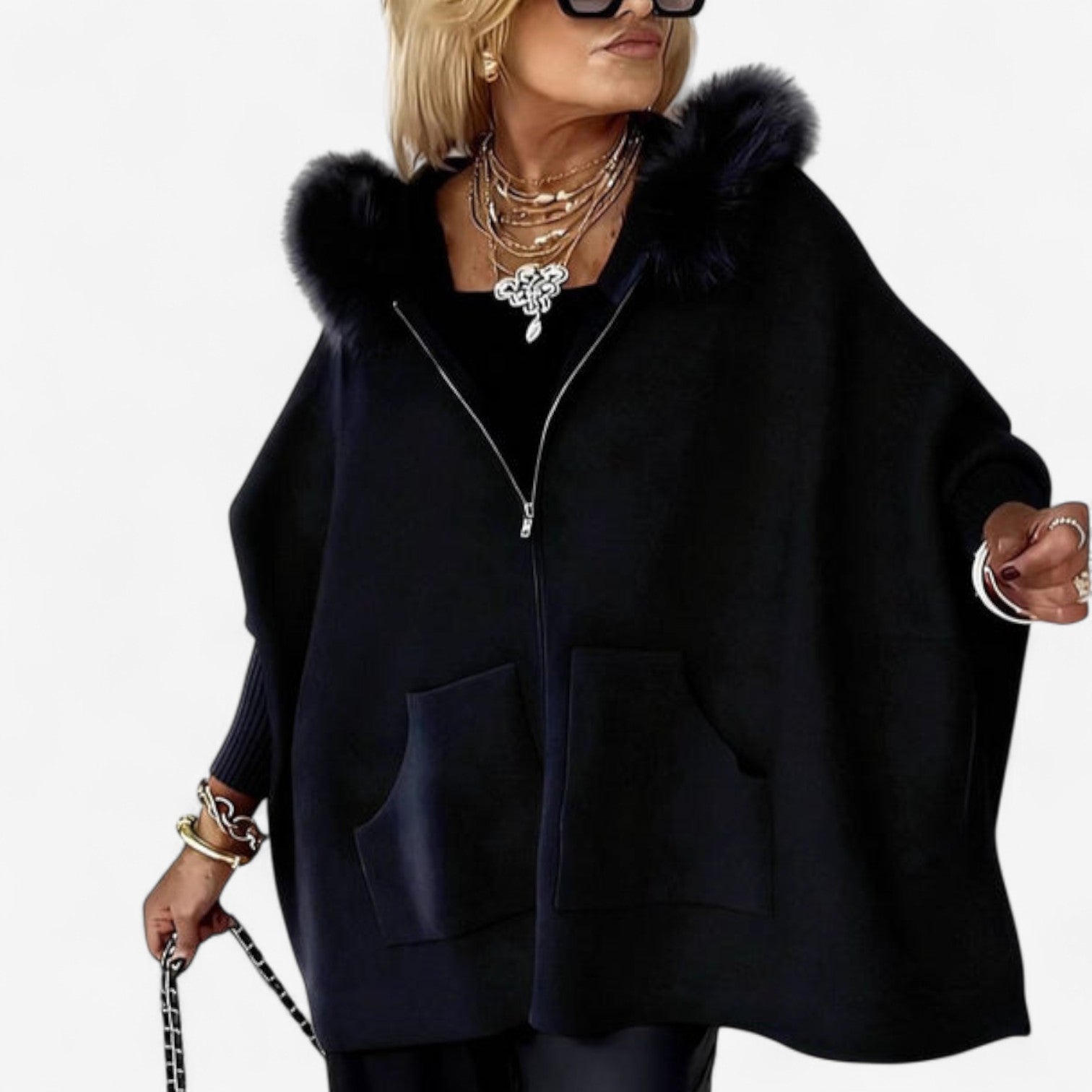 Sophie™ Kabát z umělé kožešiny