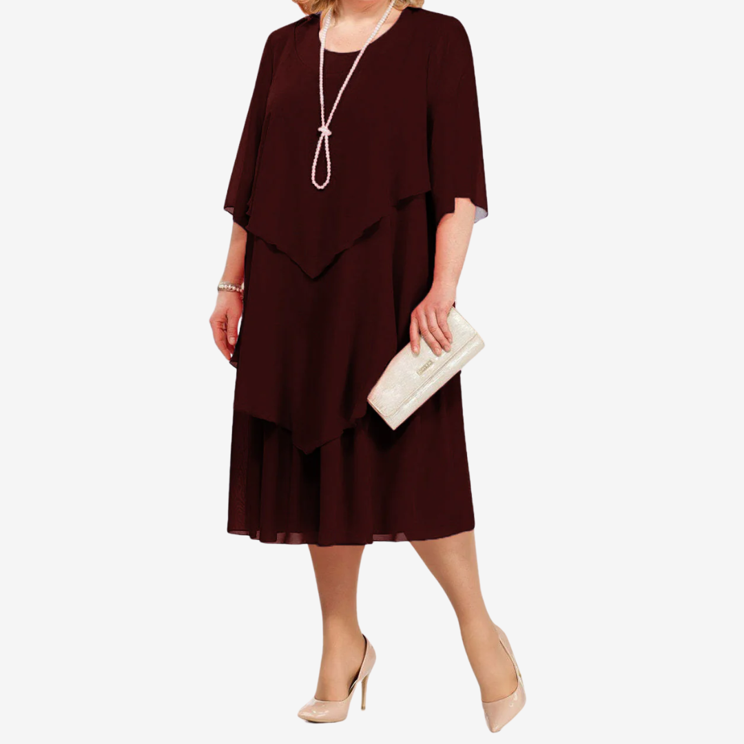 Joséphine™ Šaty s kulatým výstřihem