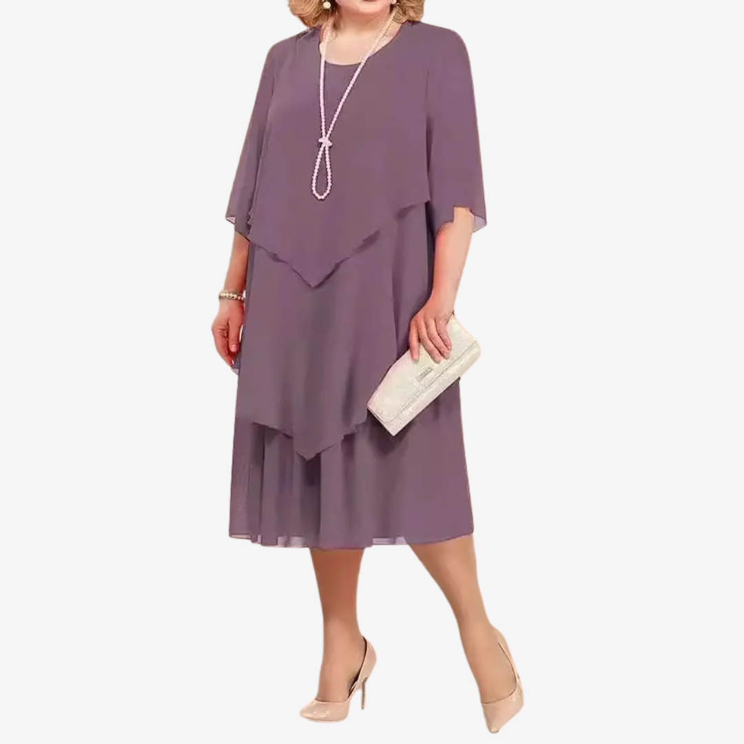 Joséphine™ Šaty s kulatým výstřihem