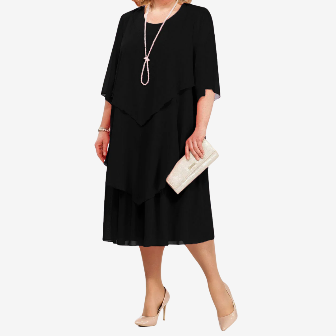 Joséphine™ Šaty s kulatým výstřihem