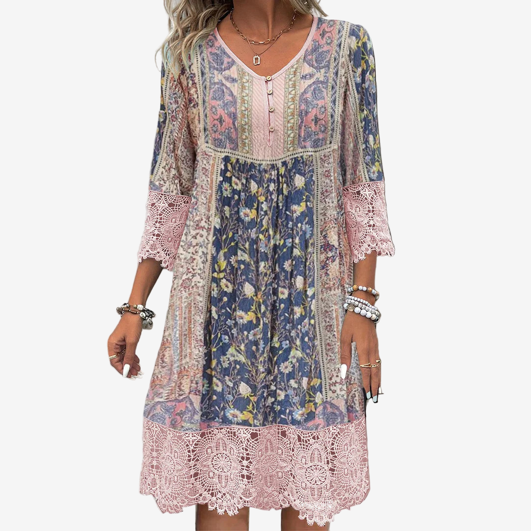 Lunine™ Midi kalhoty s vintage potiskem