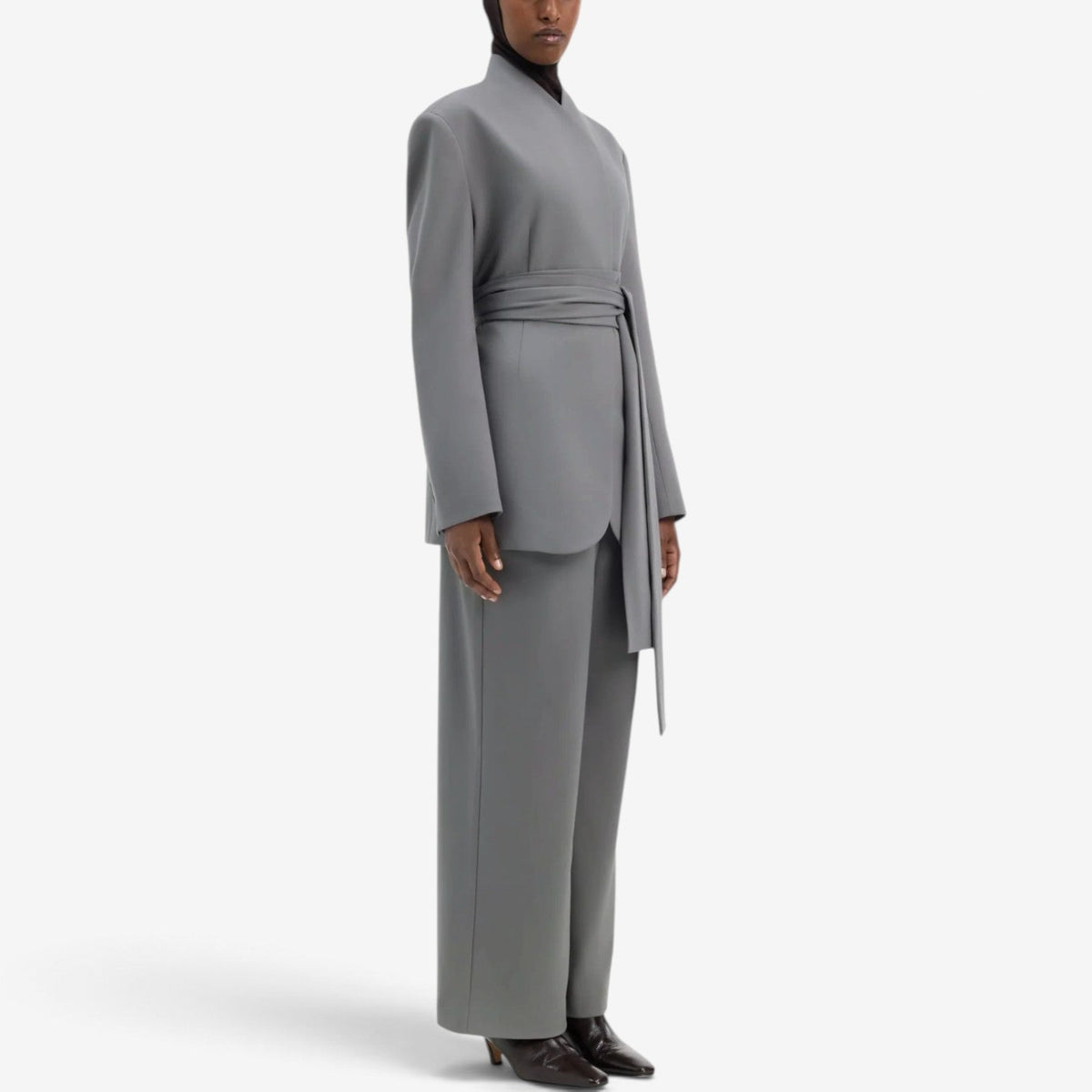 Marcella™ Elegantní sako s vázáním v pase