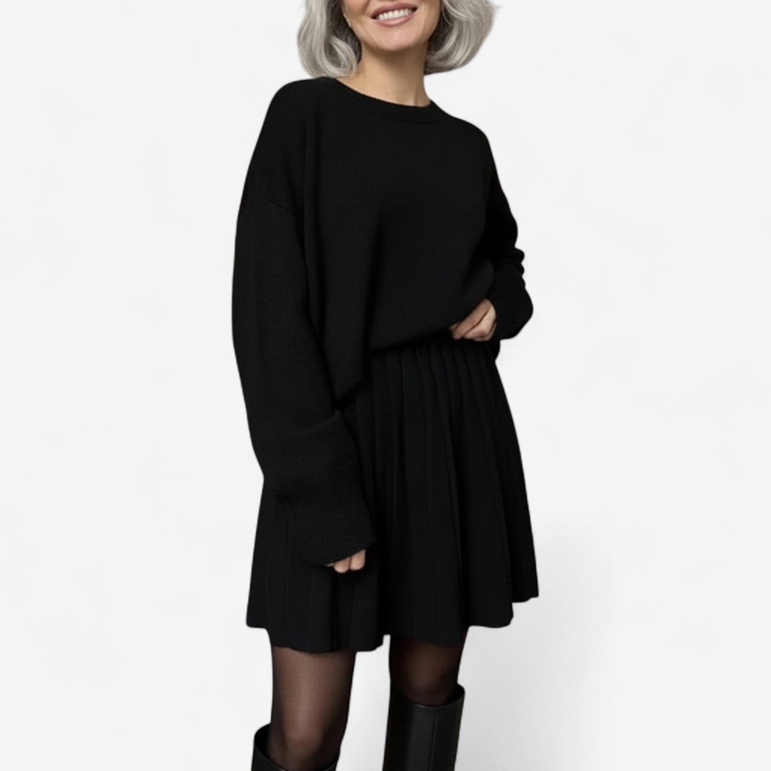 Marie™ Sada skládaného svetru