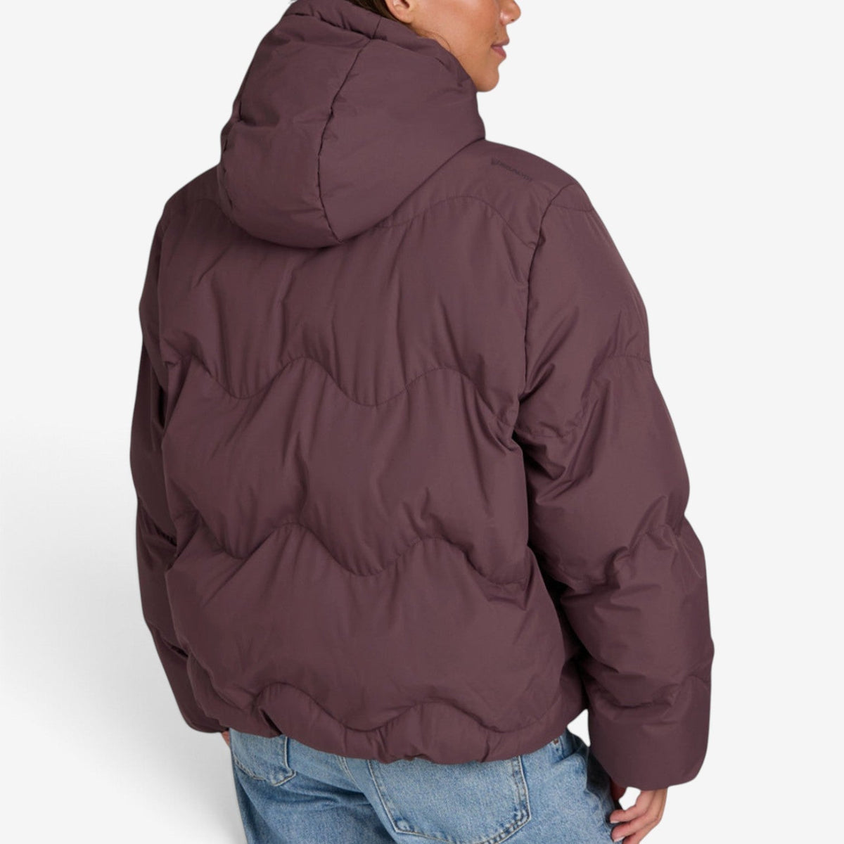 Sienna™ Oversize prošívaná bunda s kapucí