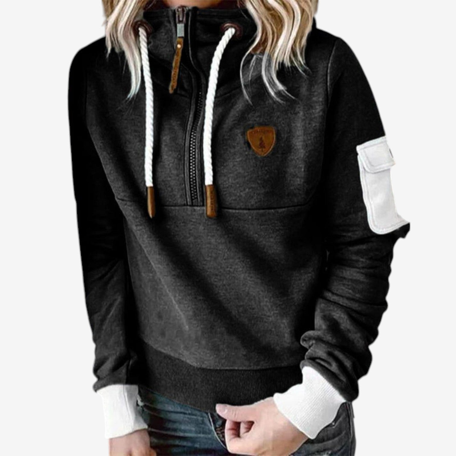 Severine™ Pohodlná mikina s kapucí