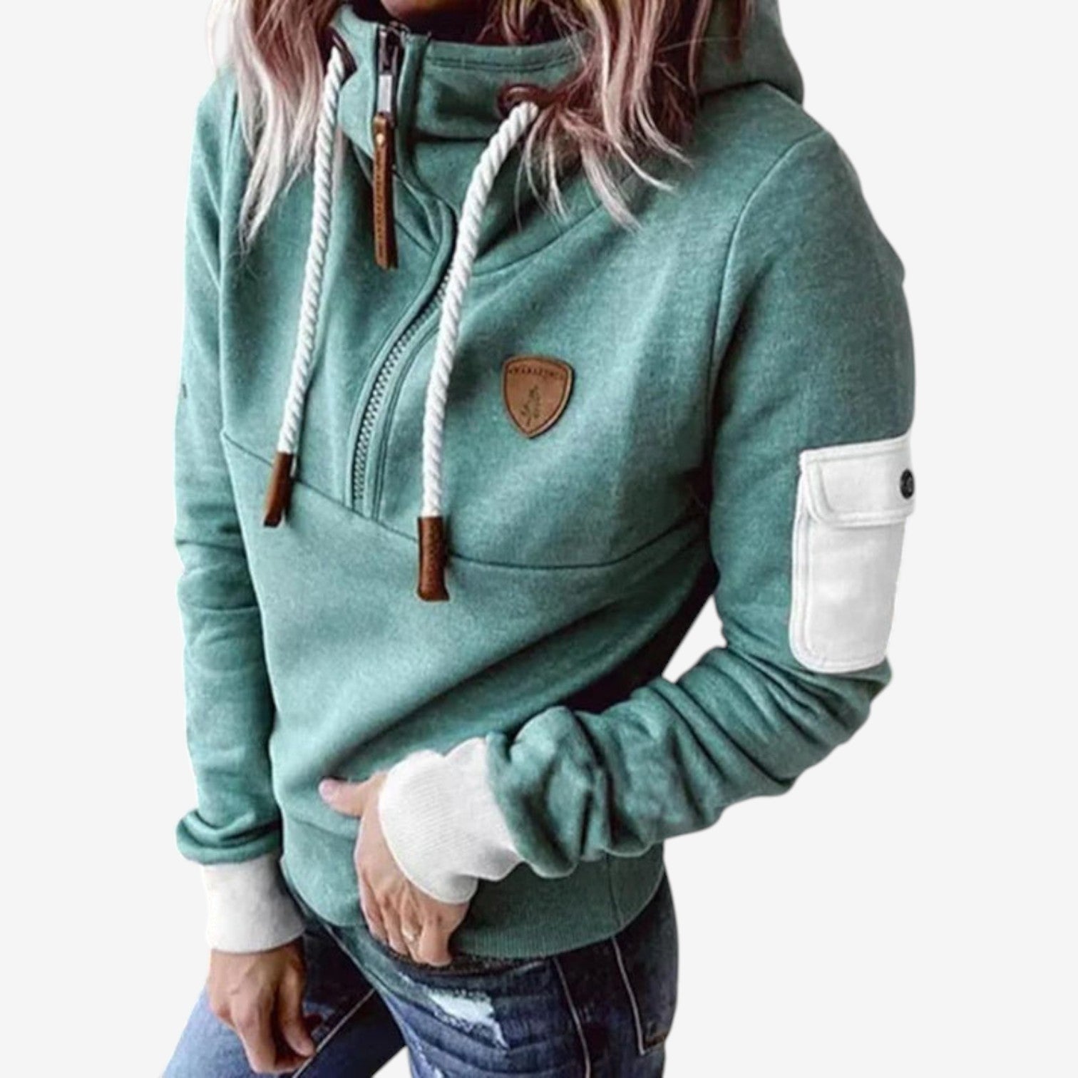 Severine™ Pohodlná mikina s kapucí