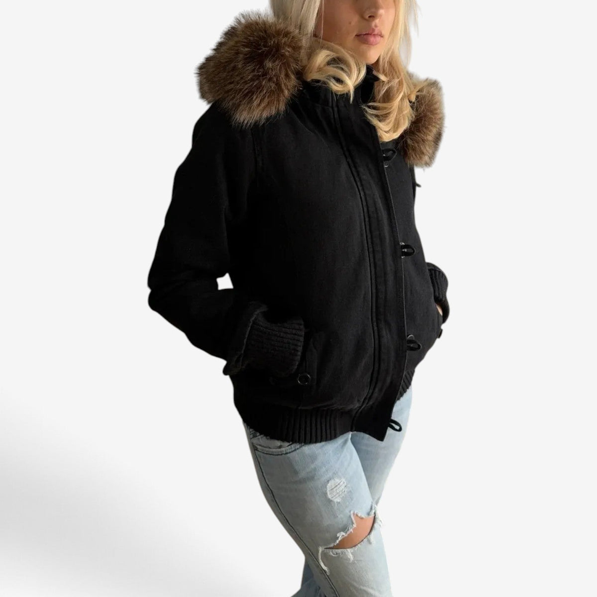 Isabelle™ Utility bunda s kožešinovou kapucí