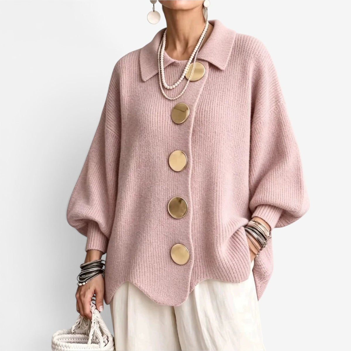 Chona™ Oversized pletený kardigan