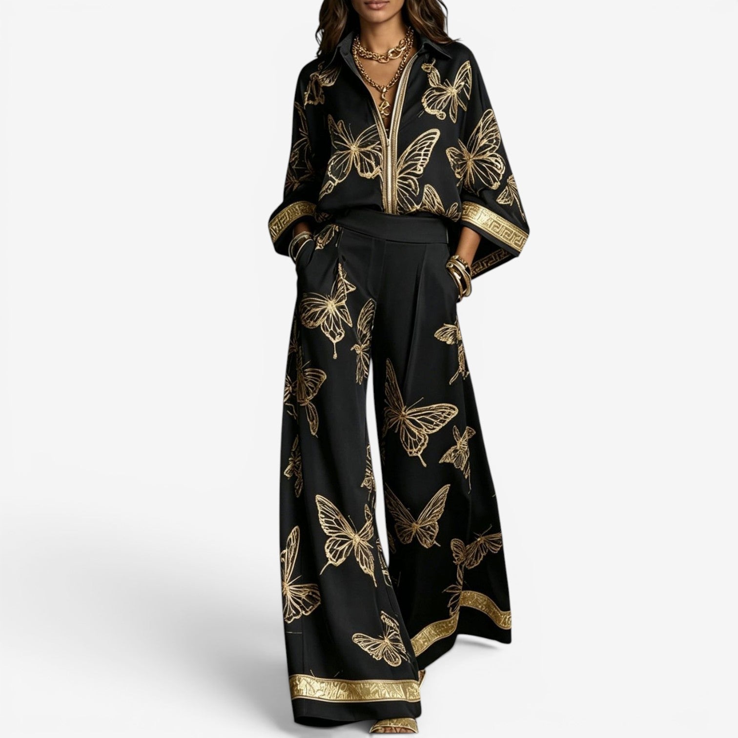 Frea™ Printed Trouser Set
