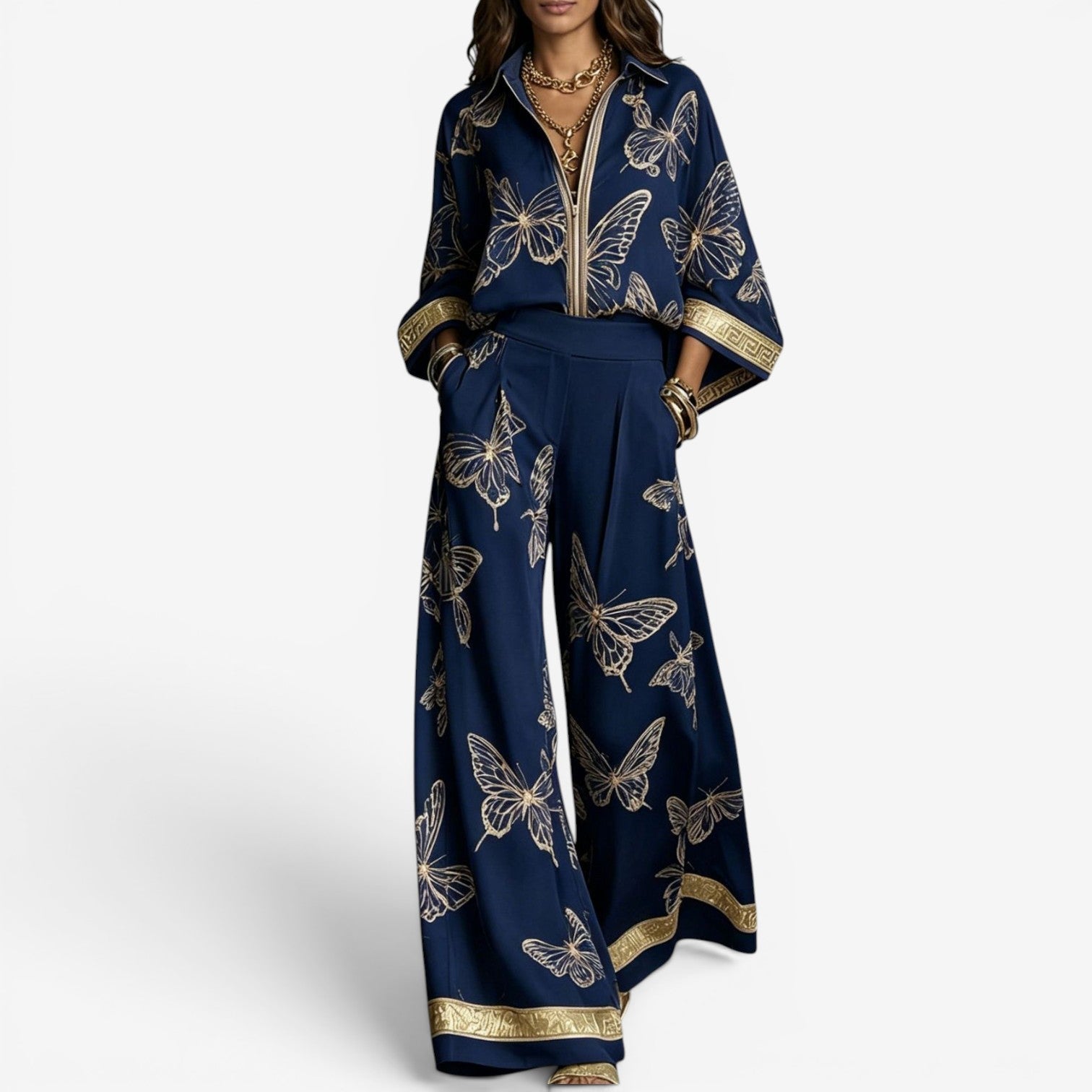 Frea™ Printed Trouser Set