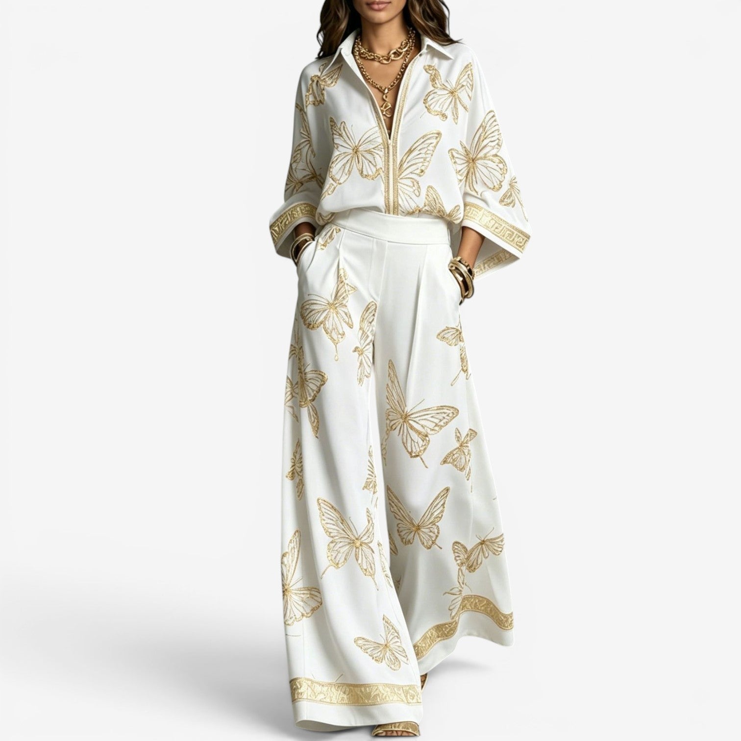 Frea™ Printed Trouser Set