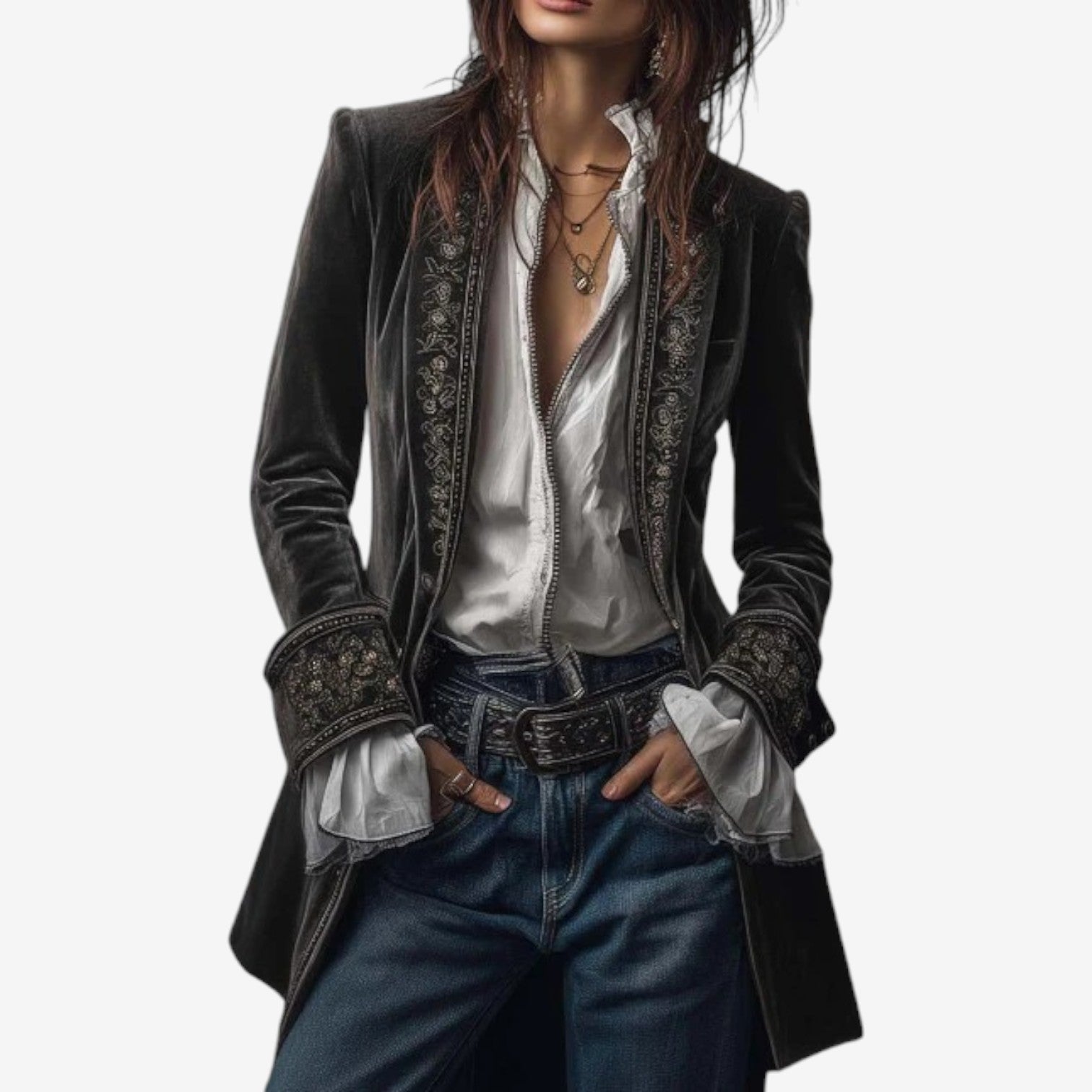 Ramousse™ Vyšívaný blejzr