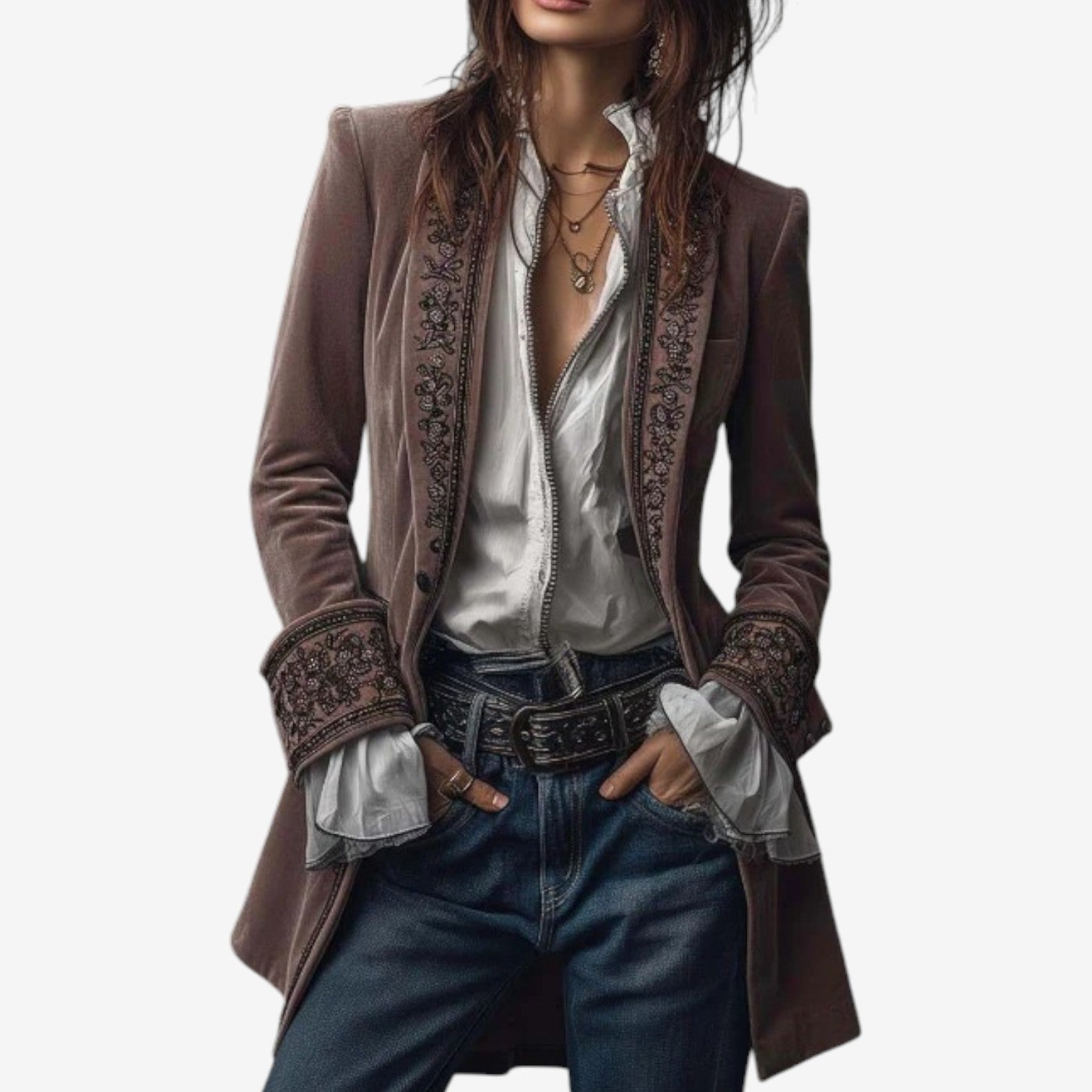 Ramousse™ Vyšívaný blejzr