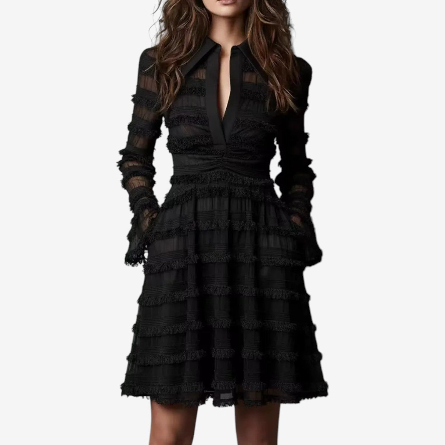 Hazel™ Elegantní Volánové Šaty