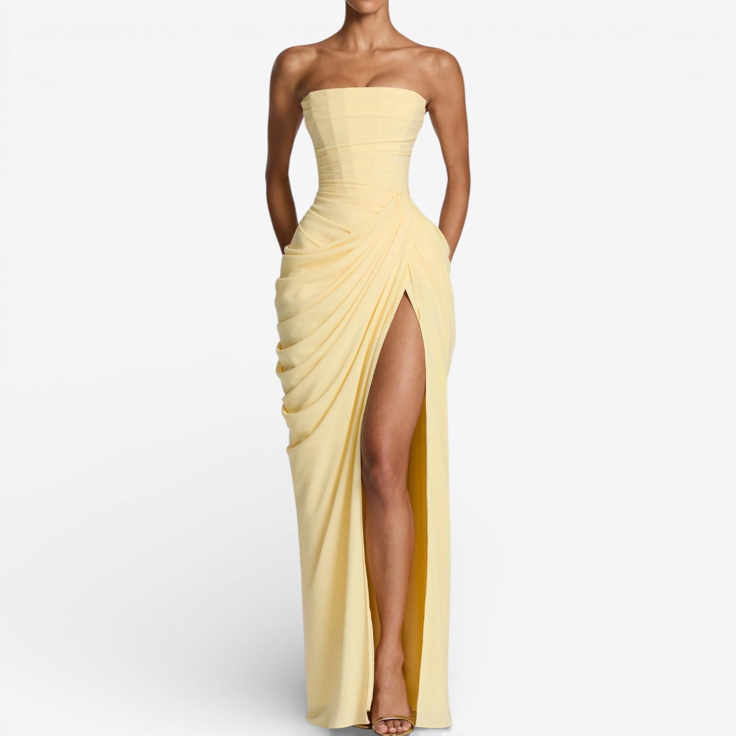 Angelina™ Dlouhé šaty bez ramínek