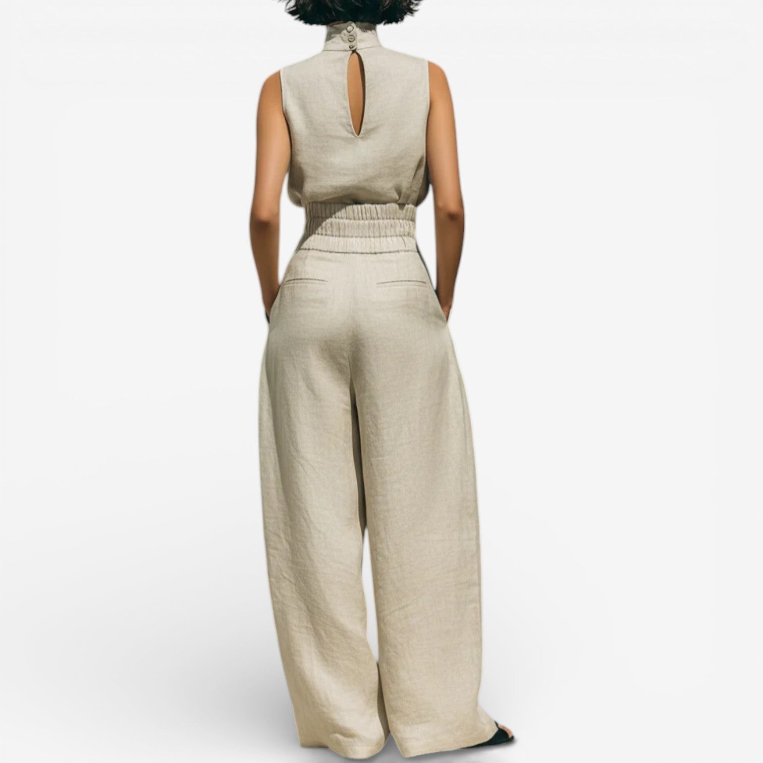 Nina™ Letní set s širokými kalhotami