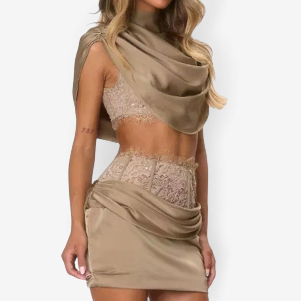Sandeep™ Sukně a crop top set